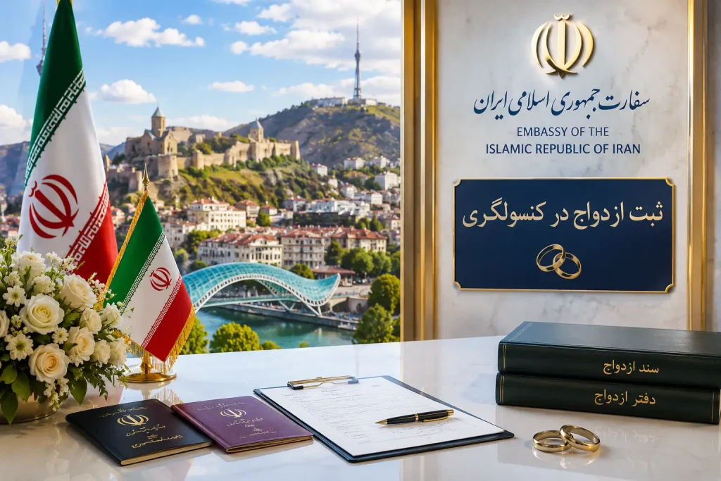 ثبت ازدواج در کنسولگری ایران در گرجستان - راهنمای کامل